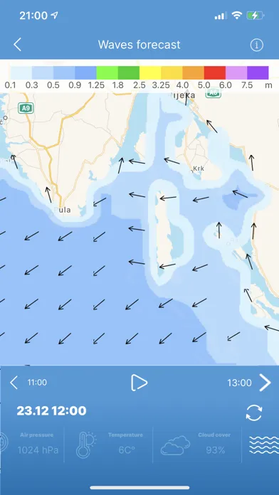 Capturas de pantalla de Nautical Info Service Croatia
