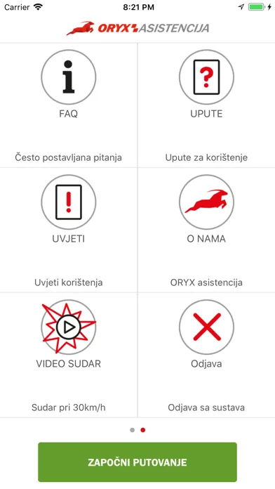 Tangkapan skrin Putni Anđeo