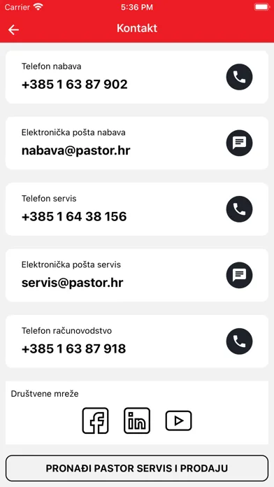 Tangkapan skrin PASTOR