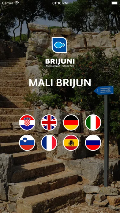 Mali Brijun Guide スクリーンショット