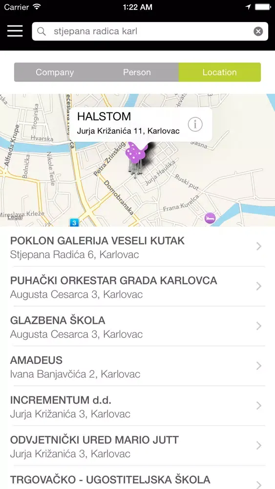 Zrzuty ekranu Poslovna Hrvatska Executive