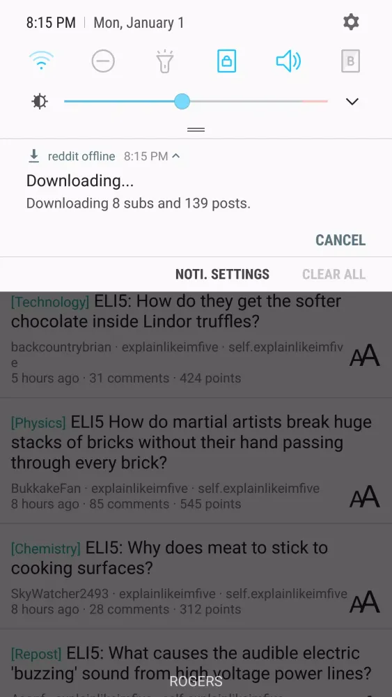 reddit offline Screenshots