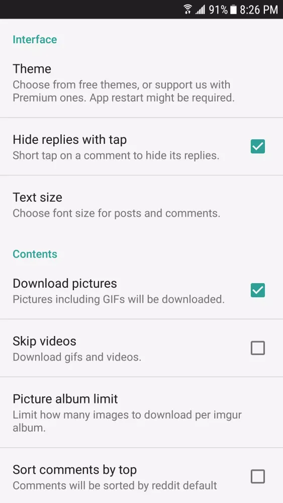 reddit offline Screenshots