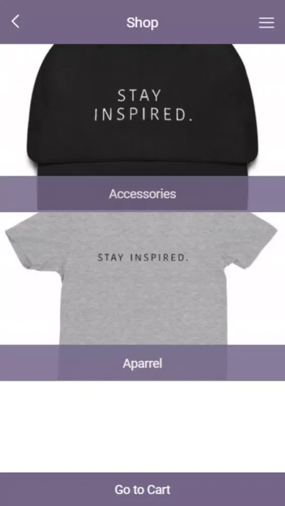 Capturas de tela do Stay Inspired. App