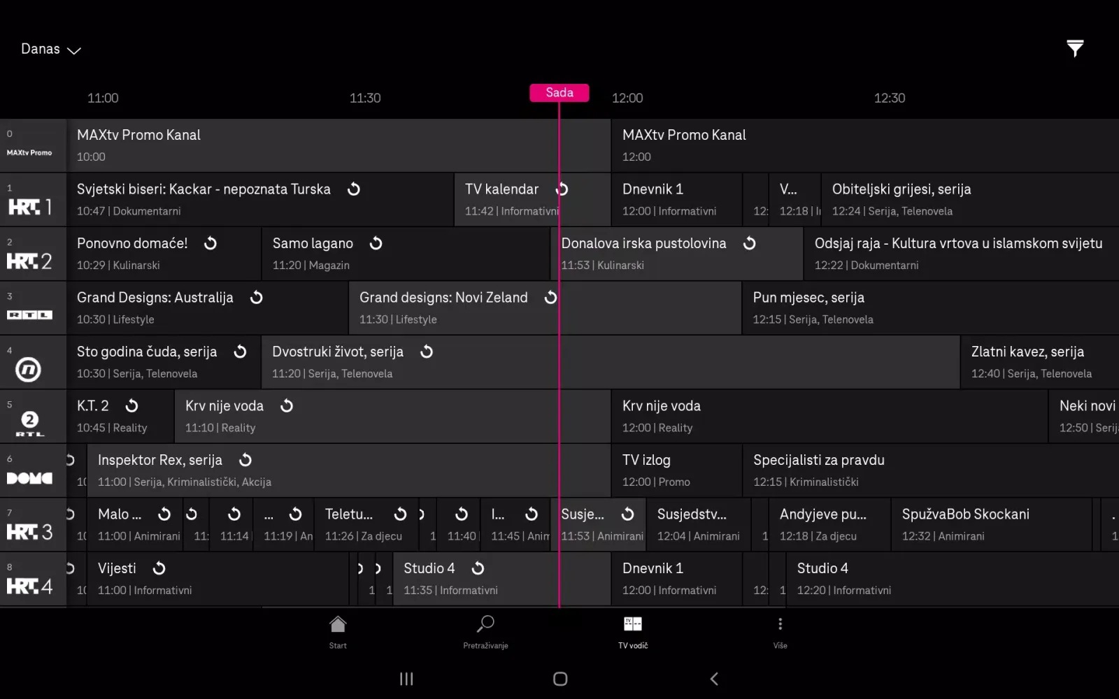 MAXtv Screenshots