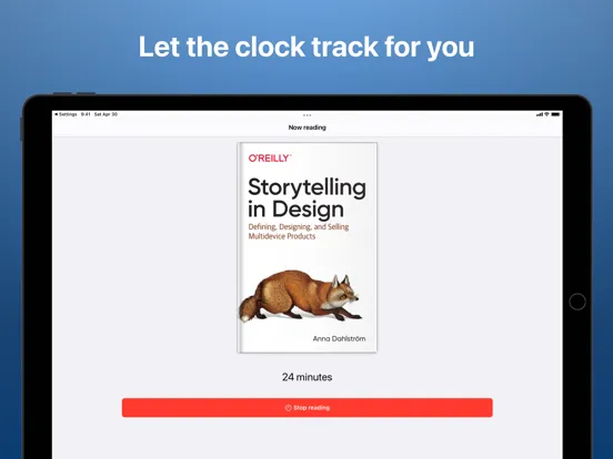 Reading Time - Book Tracker iPad  স্ক্রিনশট