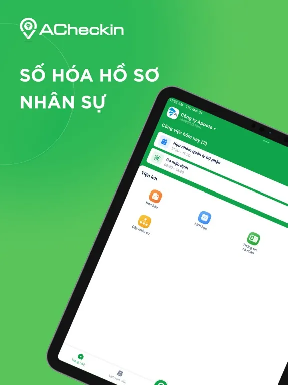 ACheckin HRM Office iPad 应用截图