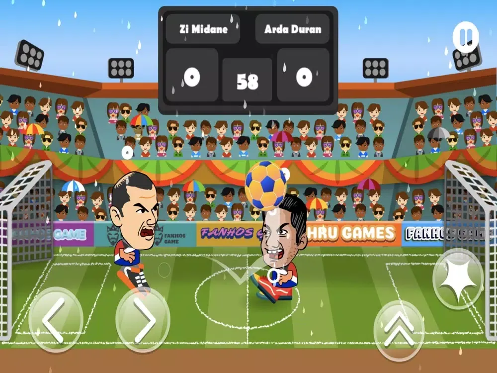 Capturas de tela do Head Football XL iPad 