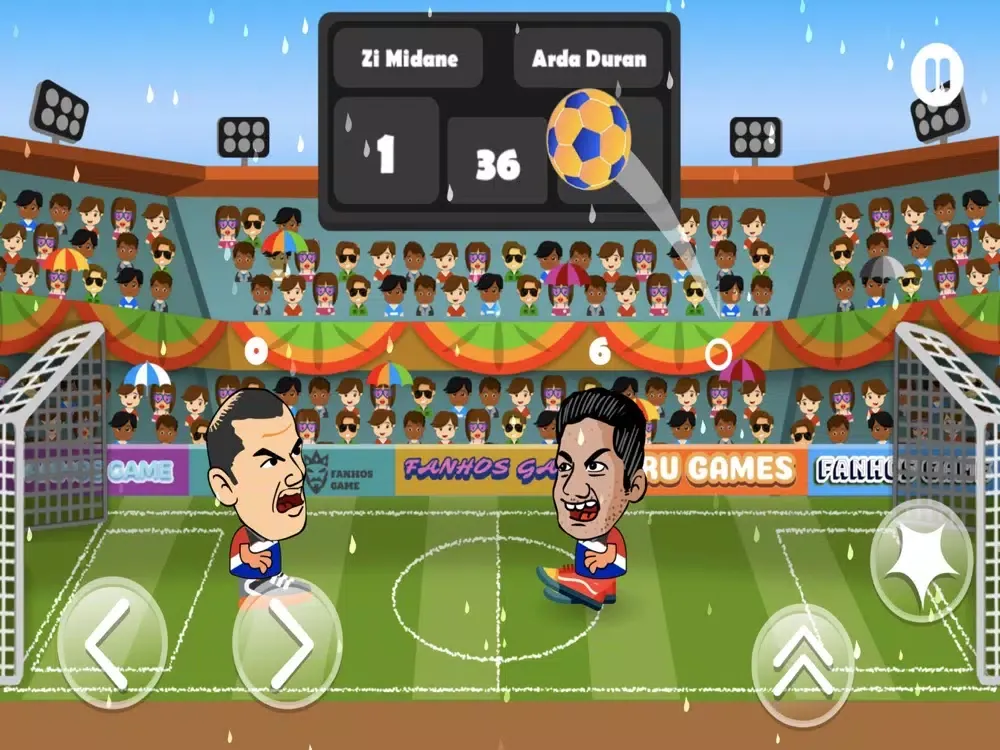 Capturas de tela do Head Football XL iPad 