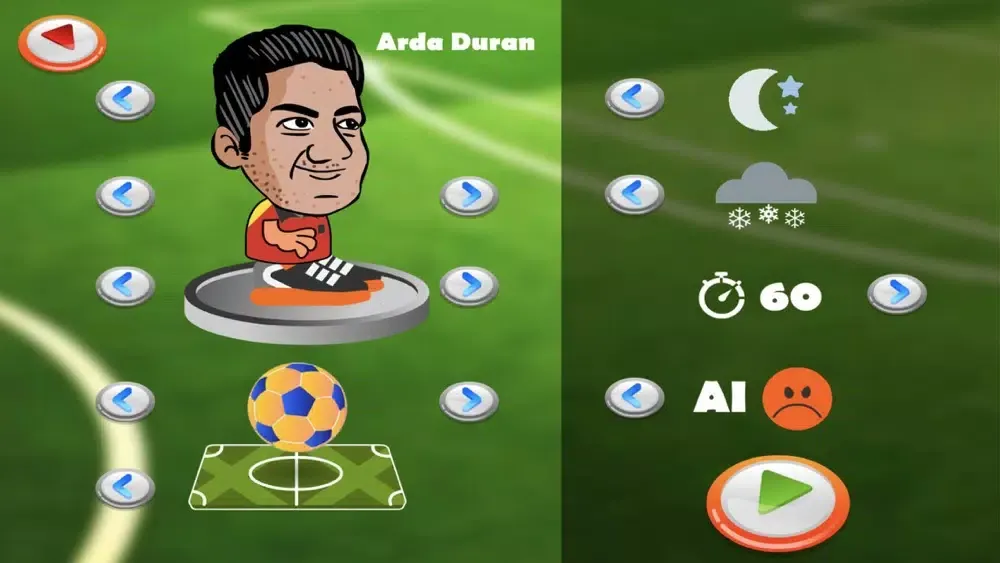 Capturas de tela do Head Football XL