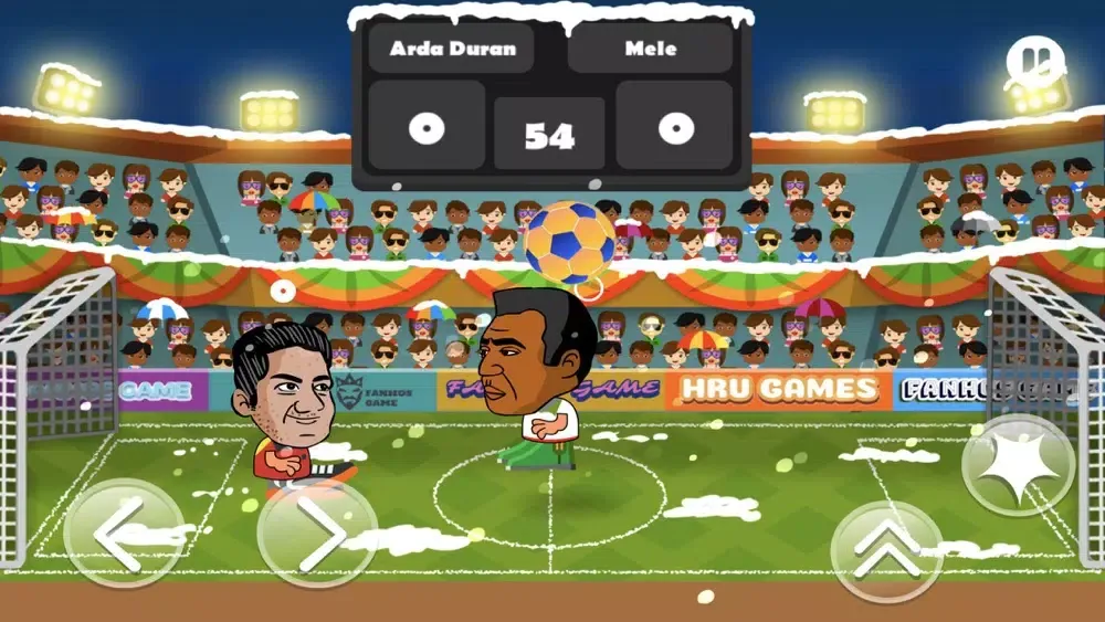 Capturas de tela do Head Football XL