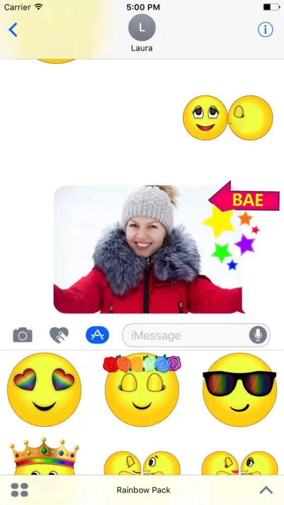 Rainbow Pack- Gay & Lesbian Emojis,Gay Flags Emoji Ekran Görüntüleri