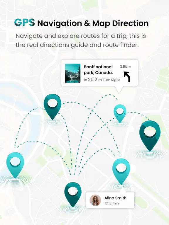 Screenshot di GPS & Maps - Navigation iPad 