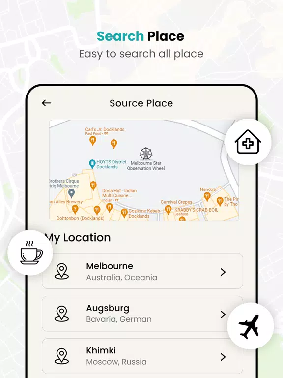 Screenshot di GPS & Maps - Navigation iPad 