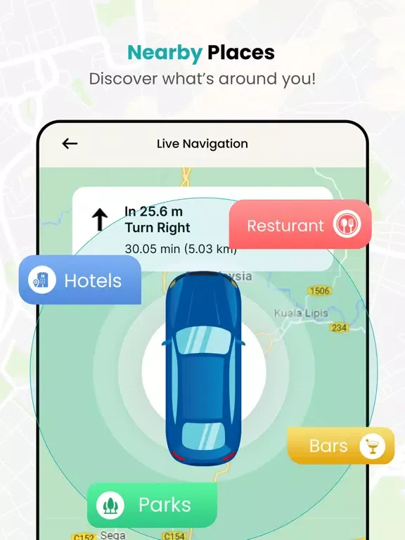 GPS & Maps - Navigation iPad 应用截图