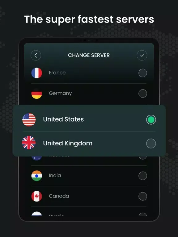 تصاویر SuperVPN : Fast and Secure iPad 
