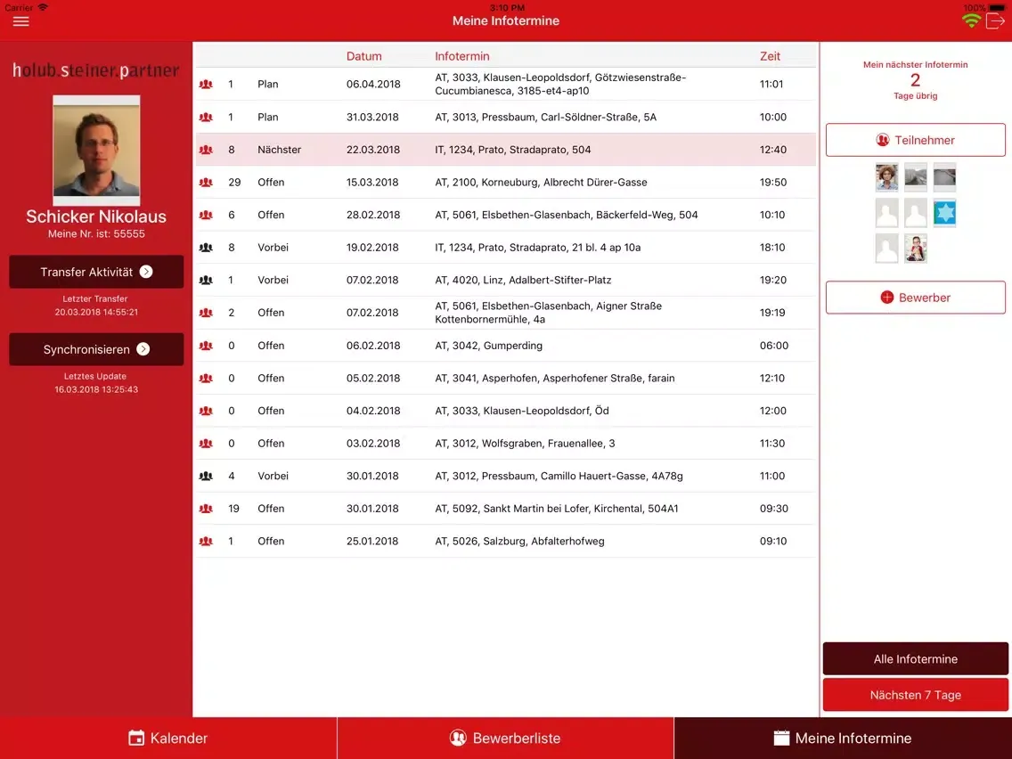 HSP-DerJob iPad  Screenshots