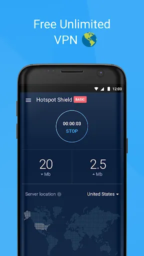 Hotspot Shield Basic - Free VP应用截图