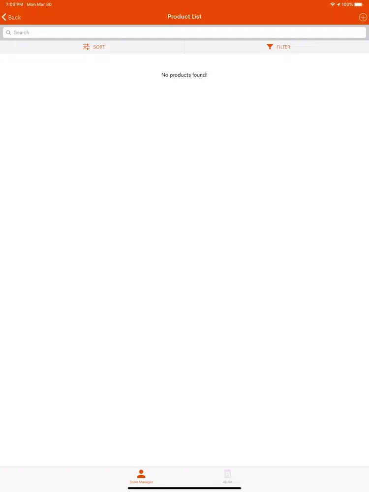 Ảnh chụp màn hình của Piyay Store iPad 