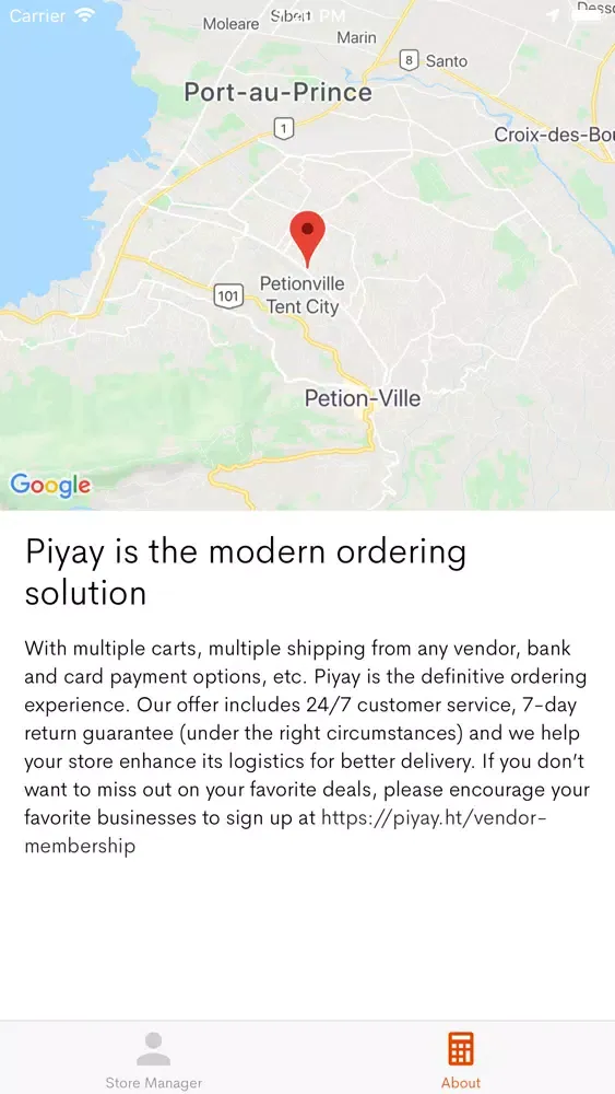 Ảnh chụp màn hình của Piyay Store