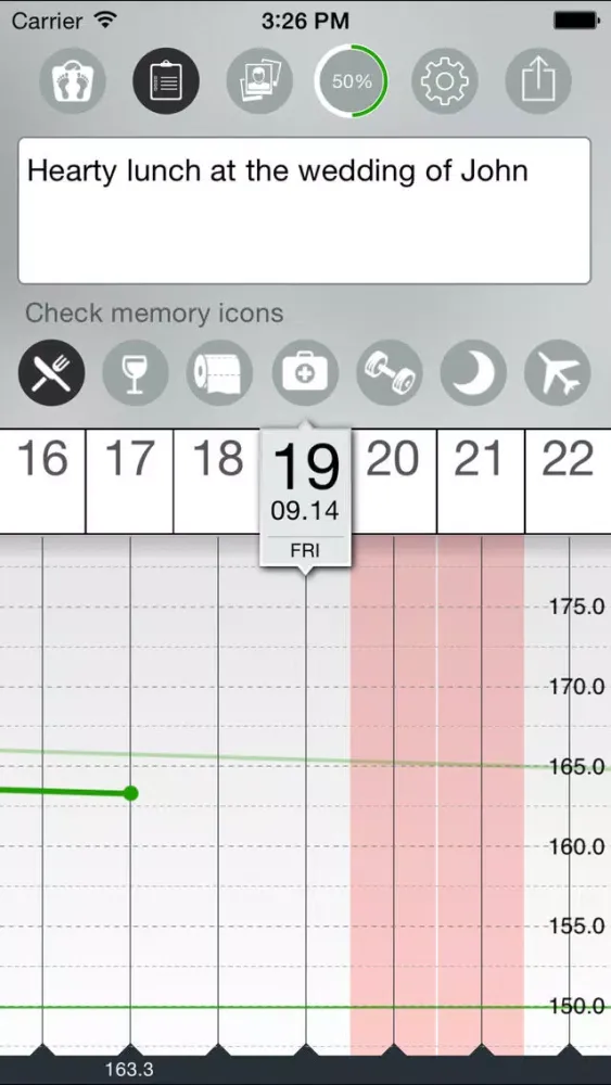 Weight Tracker FIT - body mass control program with smart bmi analyzer应用截图