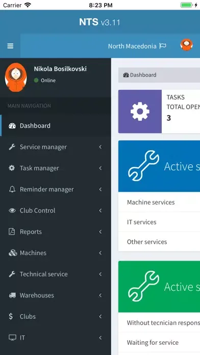 Ảnh chụp màn hình của New Technical Service