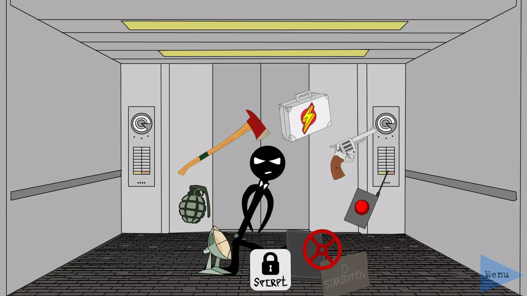 Tangkapan skrin Stickman Escape Lift 2