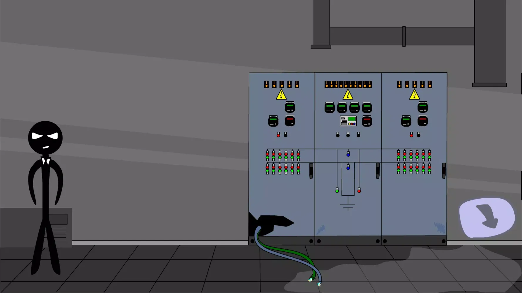 Tangkapan skrin Stickman Escape Lift 2