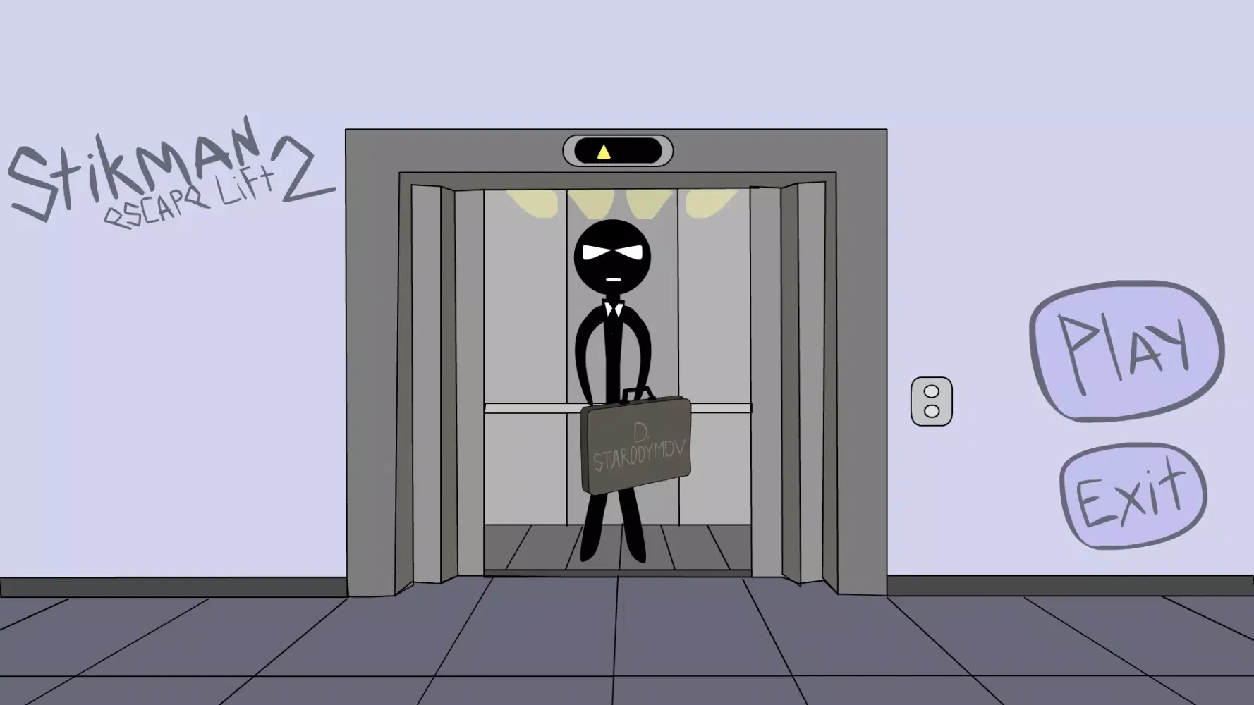 Tangkapan skrin Stickman Escape Lift 2