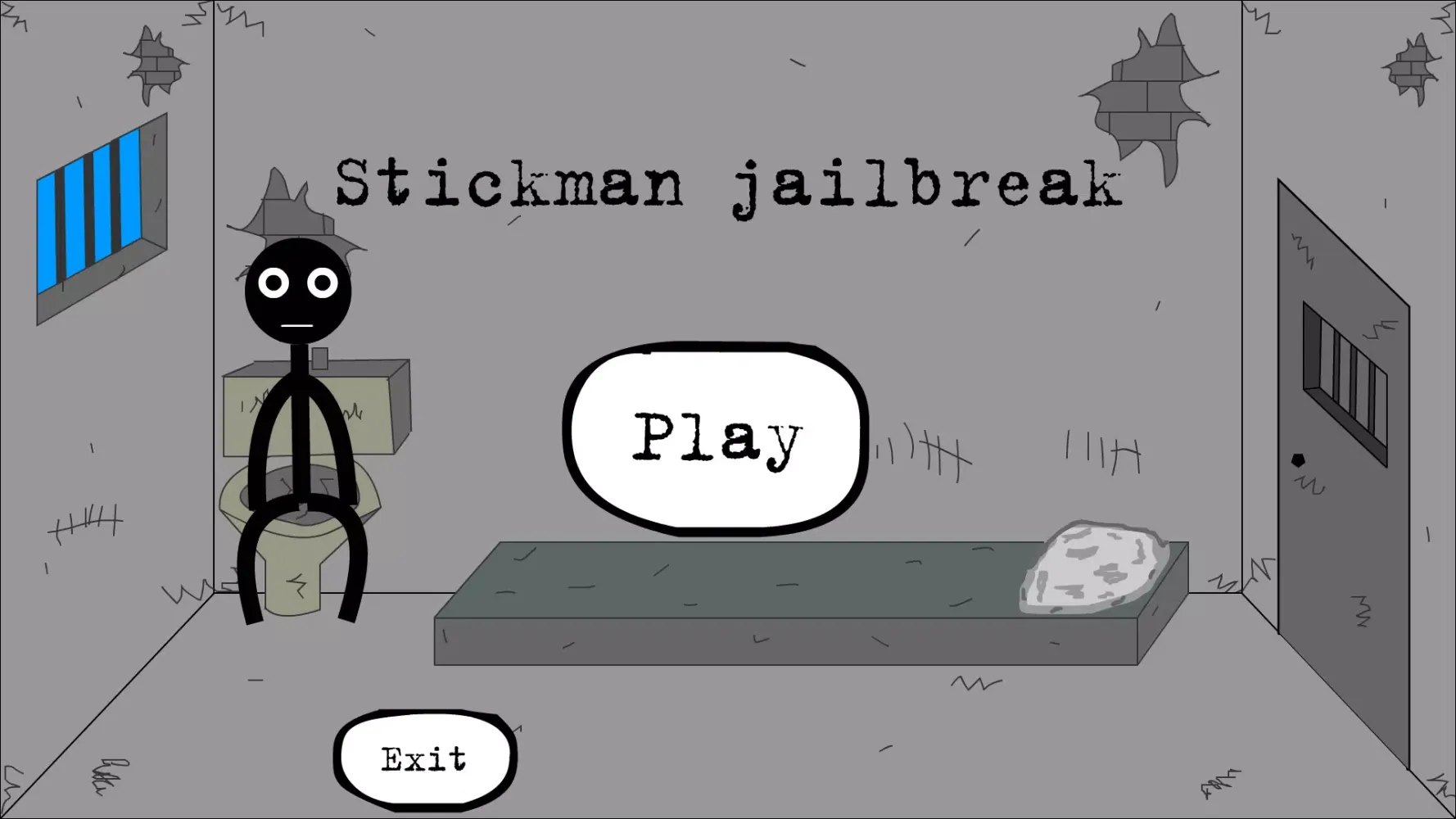 Screenshot di Stickman Jailbreak，Funny Escap