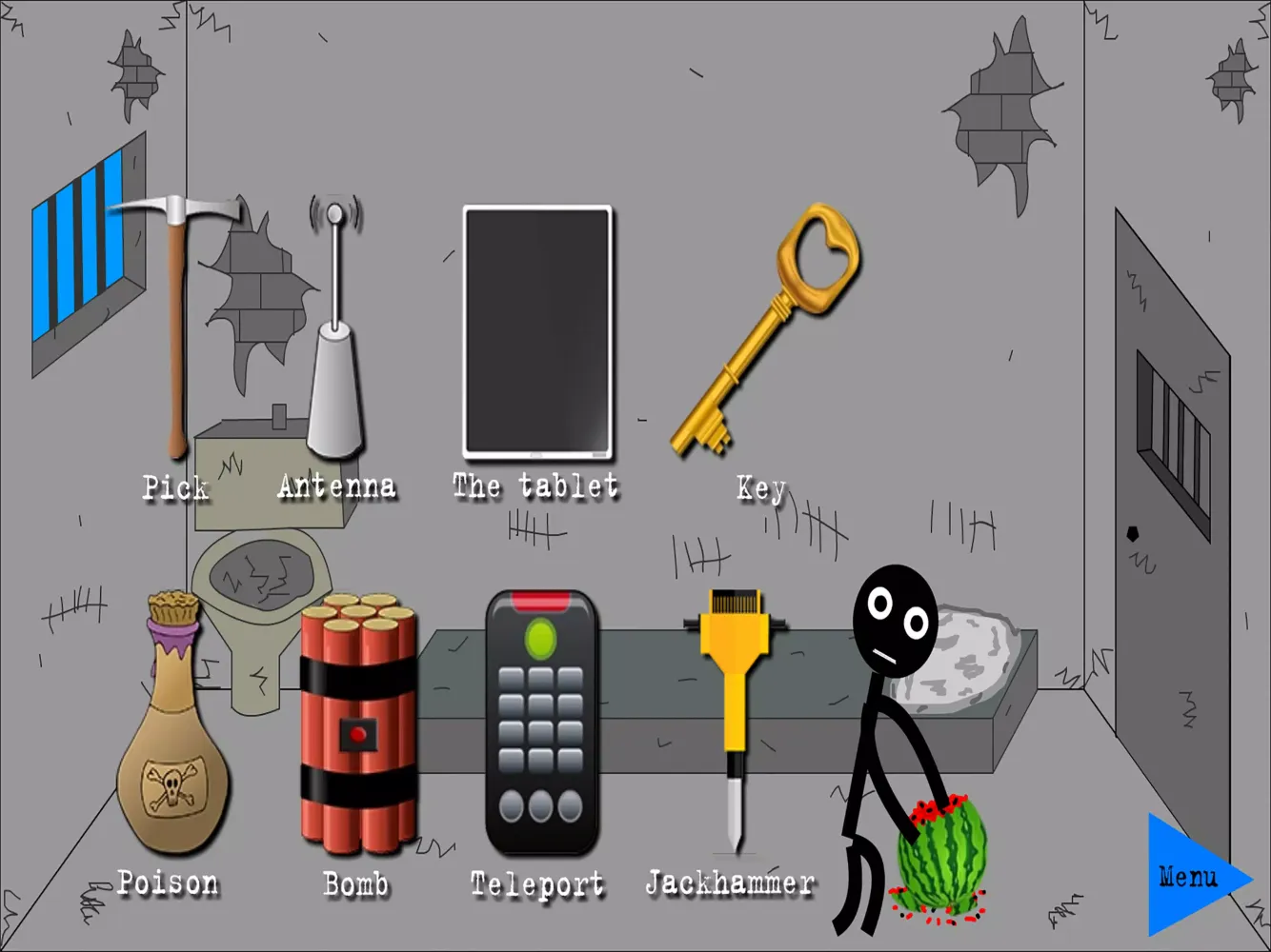 Screenshot di Stickman Jailbreak，Funny Escap