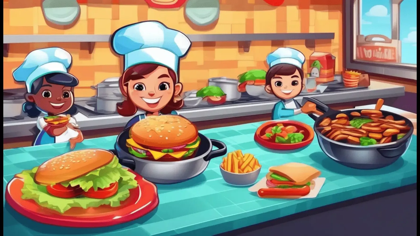 Tangkapan layar Cooking Empire Restaurant Game
