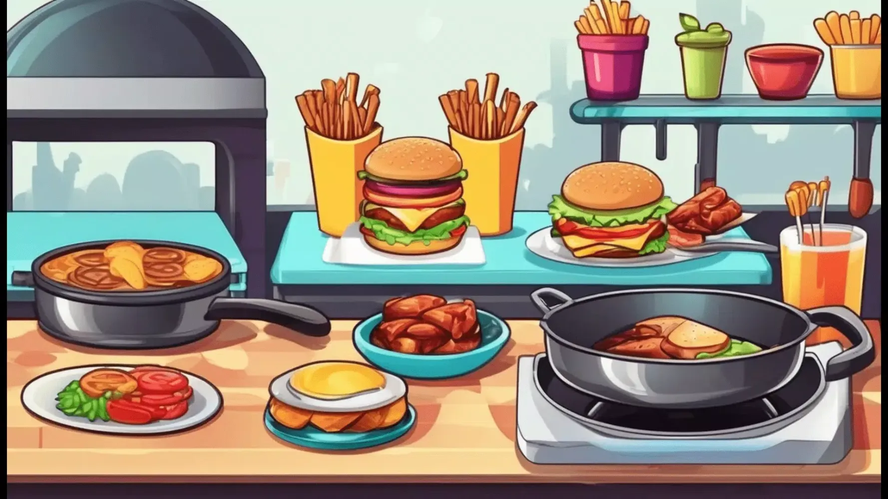 Tangkapan layar Cooking Empire Restaurant Game