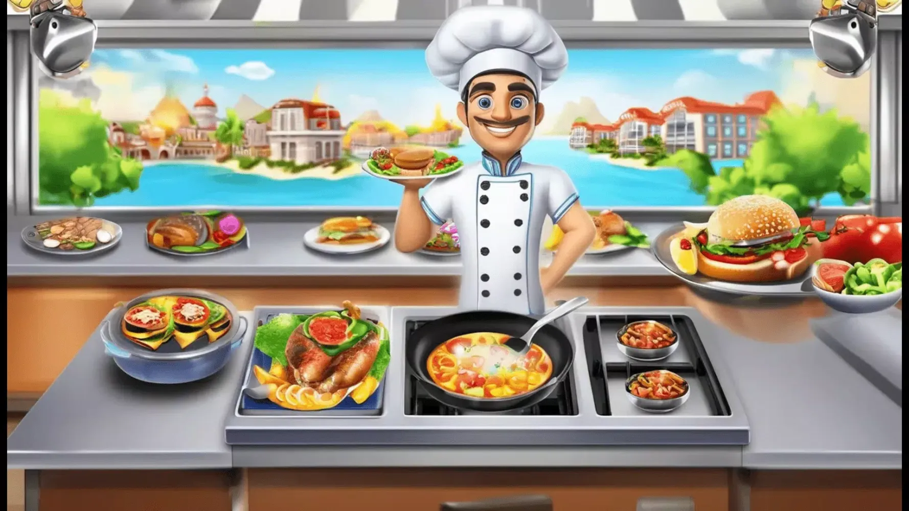 Tangkapan layar Cooking Empire Restaurant Game