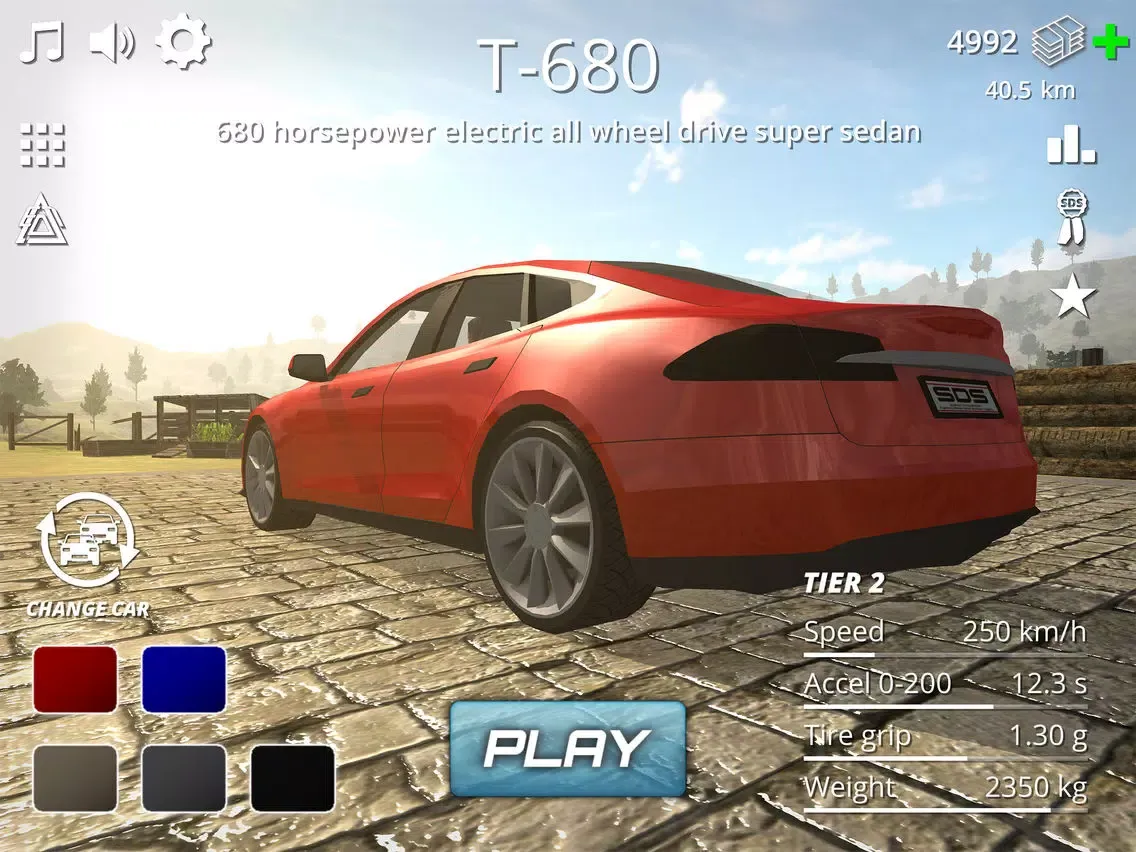 Tangkapan skrin Supercar Driving Simulator iPad 
