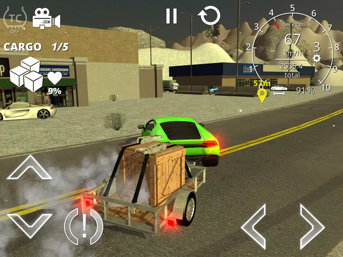 Tangkapan skrin Supercar Driving Simulator iPad 