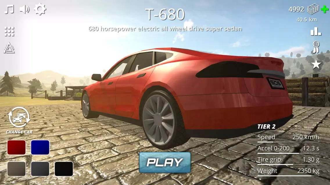 Tangkapan skrin Supercar Driving Simulator