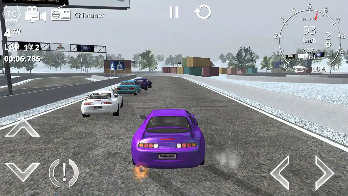 Tangkapan skrin Supercar Driving Simulator