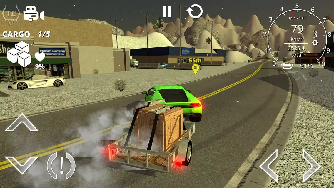 Tangkapan skrin Supercar Driving Simulator
