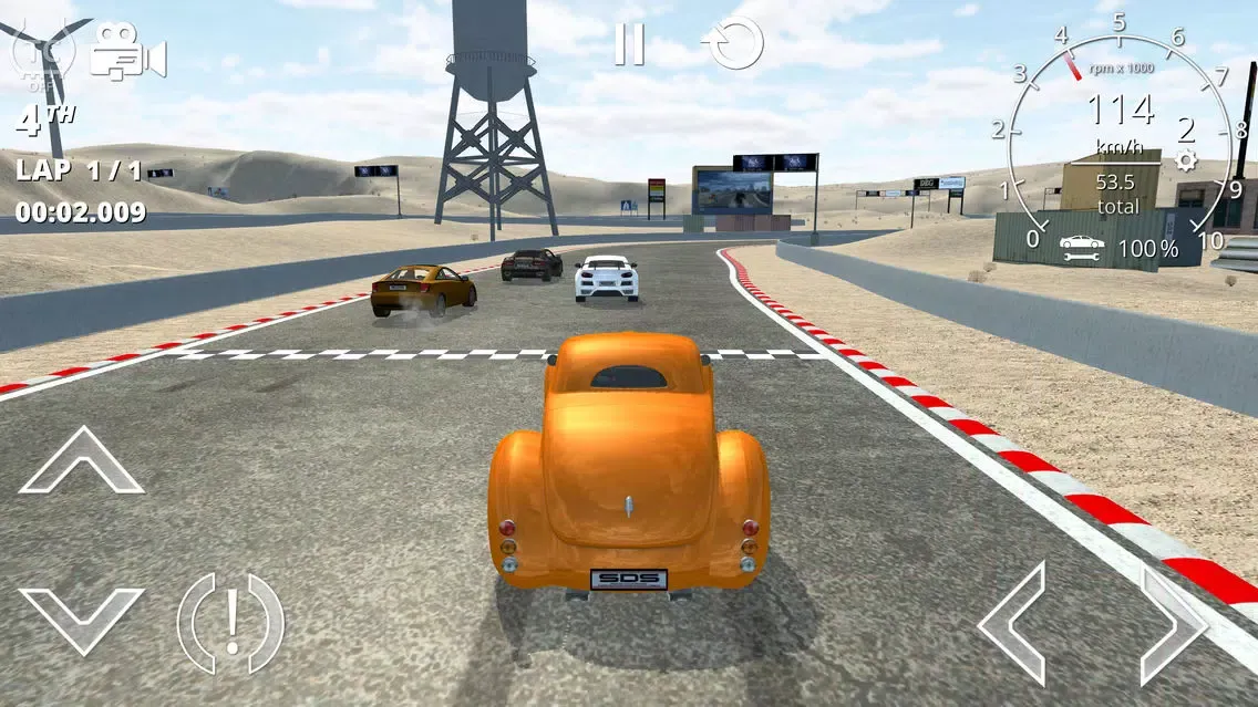 Tangkapan skrin Supercar Driving Simulator