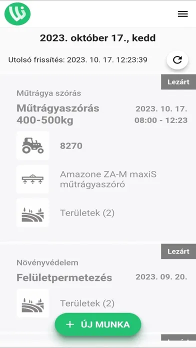 Zrzuty ekranu AgroVIR Works