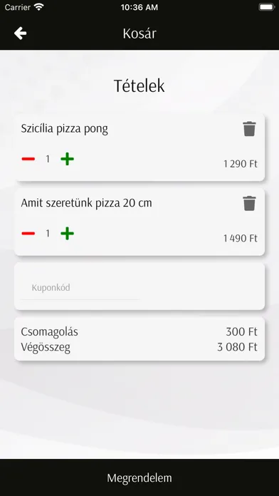 ภาพหน้าจอของ Alibi Pizzéria Kávéház