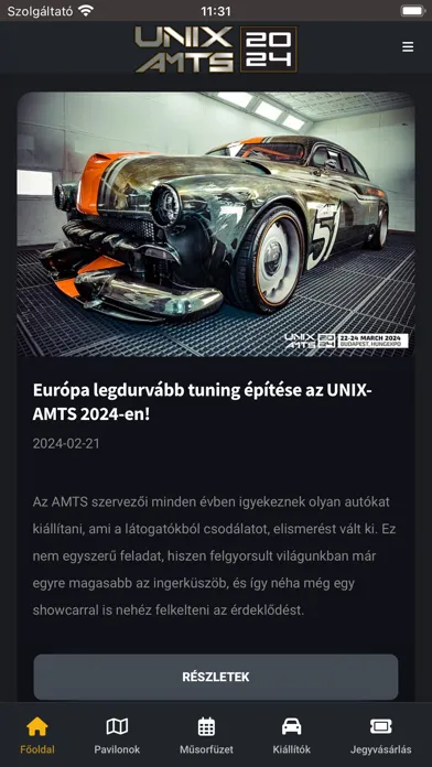 UNIX - AMTS 2024 Screenshots