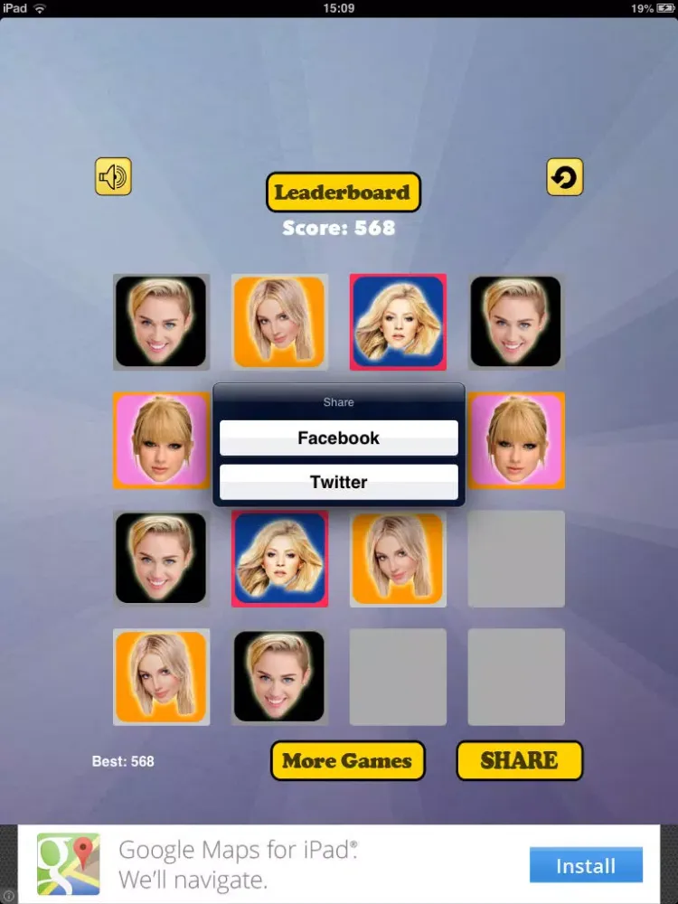 2048 Popstar slider - Fun 2048 image slider puzzle game iPad  Screenshots