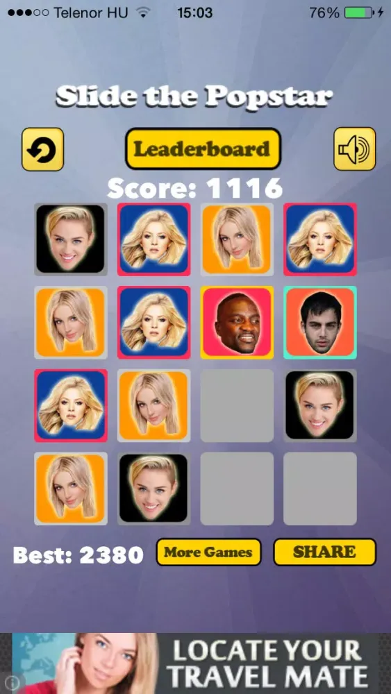 2048 Popstar slider - Fun 2048 image slider puzzle game Screenshots