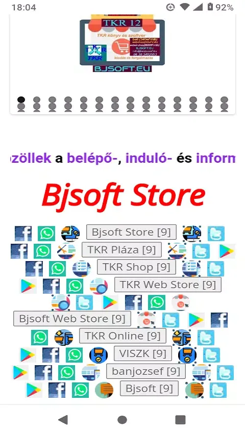 Ảnh chụp màn hình của Bjsoft Store