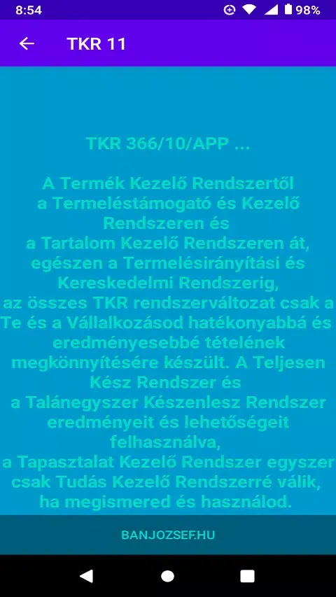 Screenshot di TKR 11