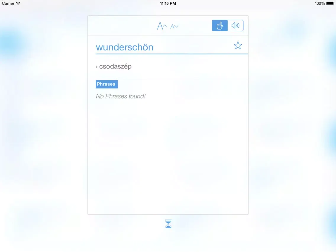 Dictionary Hungarian German iPad  Screenshots