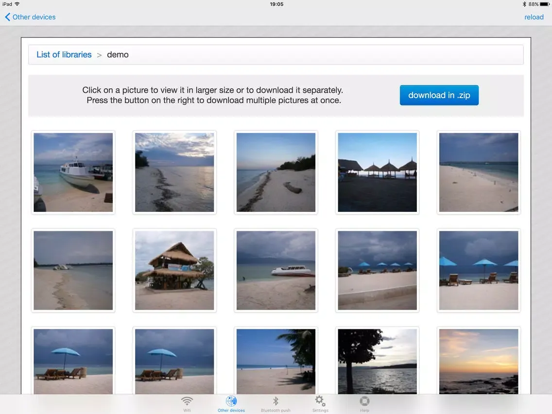 Wifi Photo Transfer Pro iPad  স্ক্রিনশট