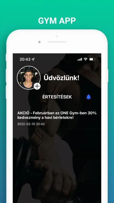 Captures d'écran de GymApp
